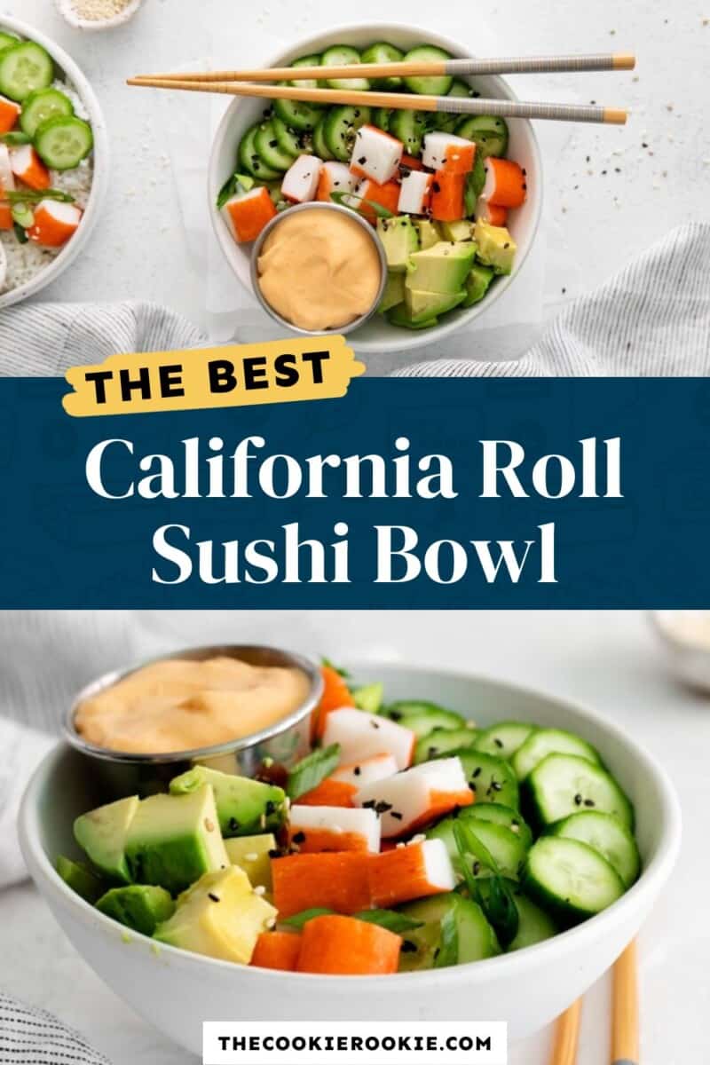 sushi roll bowl pinterest
