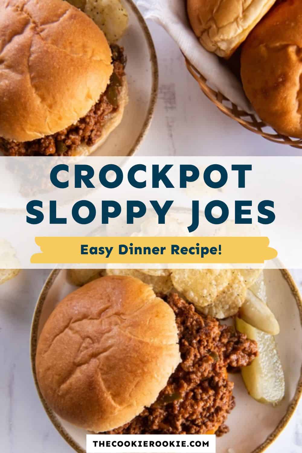 Slow Cooker Sloppy Joes Recipe - The Cookie Rookie®