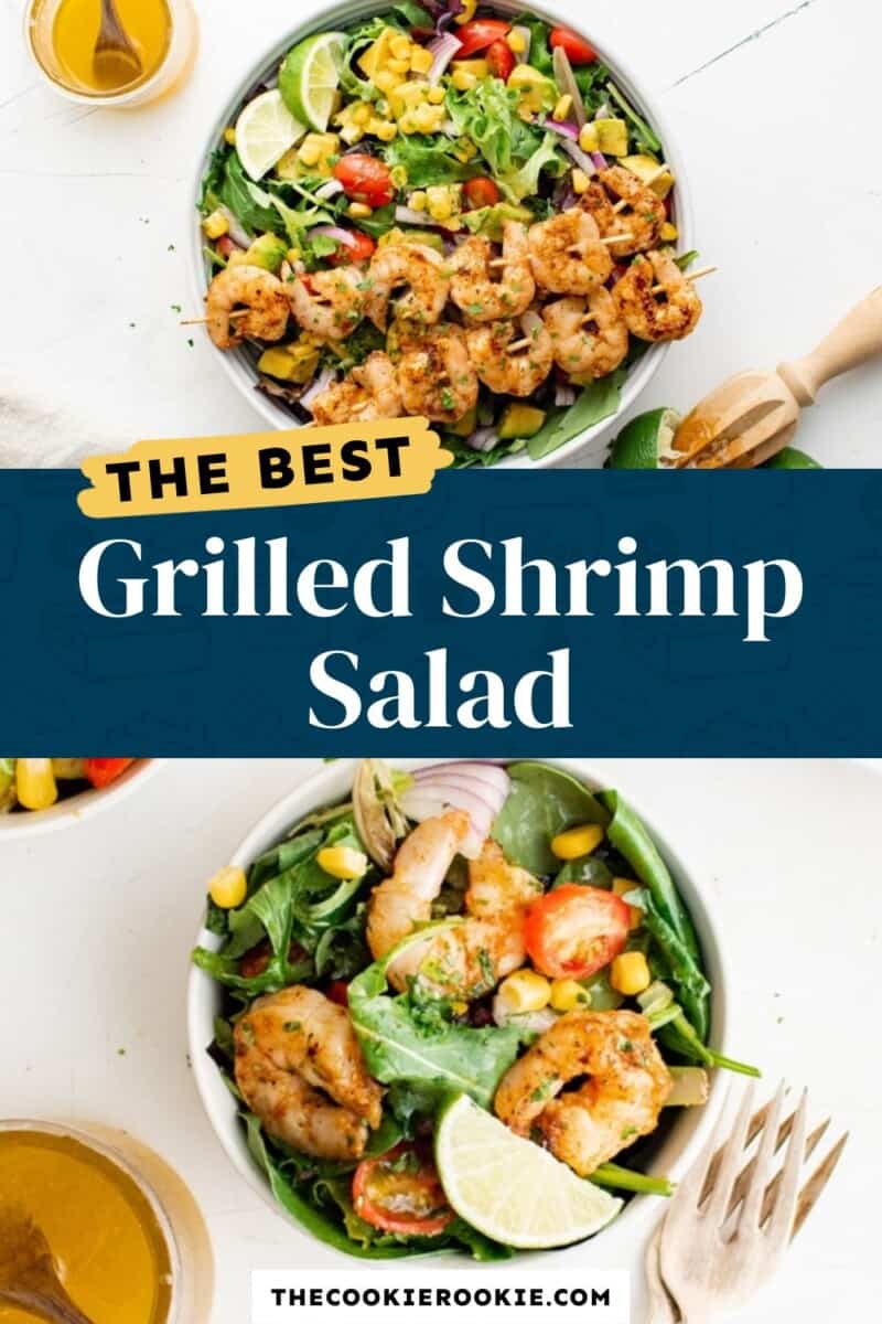 grilled shrimp salad pinterest