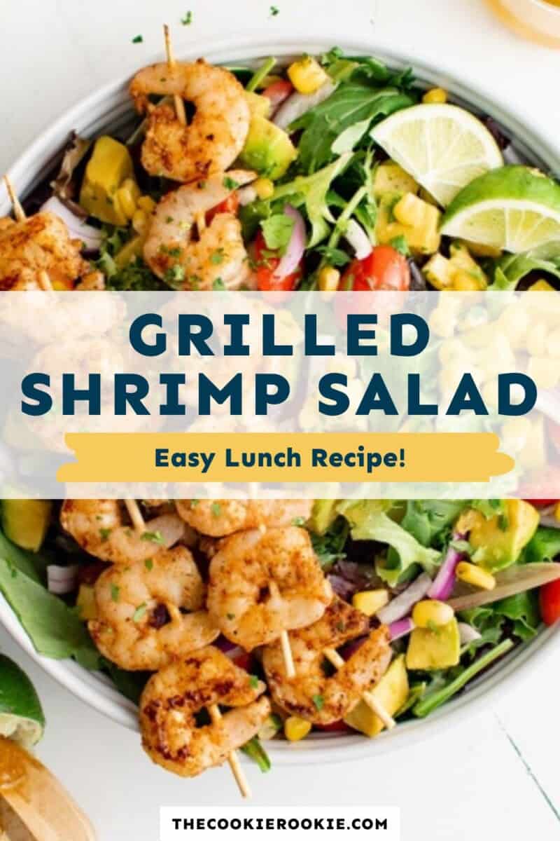 grilled shrimp salad pinterest