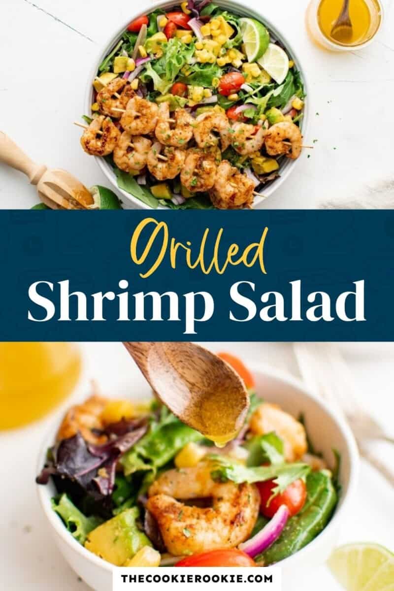 grilled shrimp salad pinterest