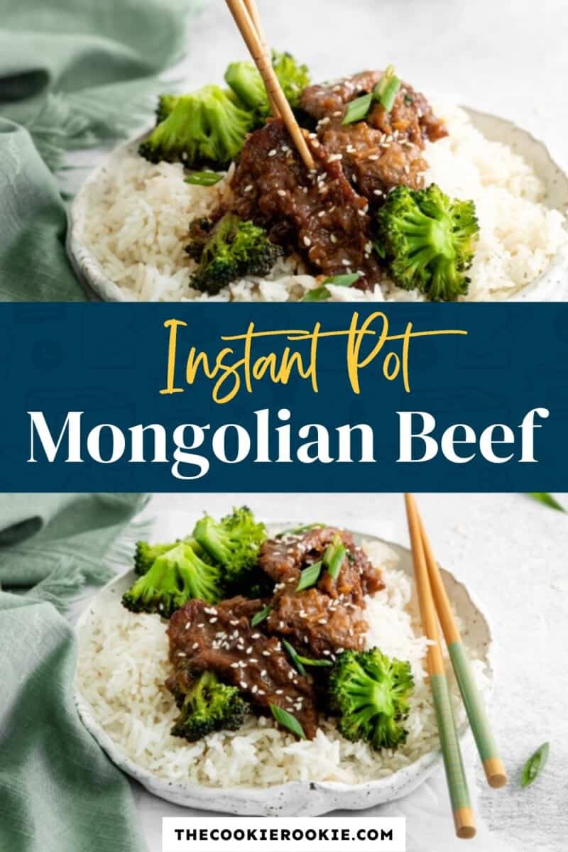 instant pot Mongolian beef pinterest