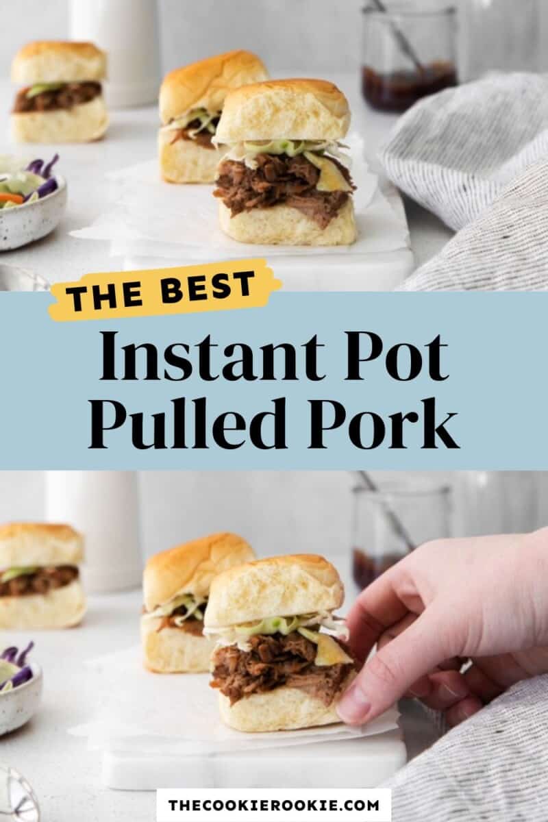 instant pot pulled pork pinterest