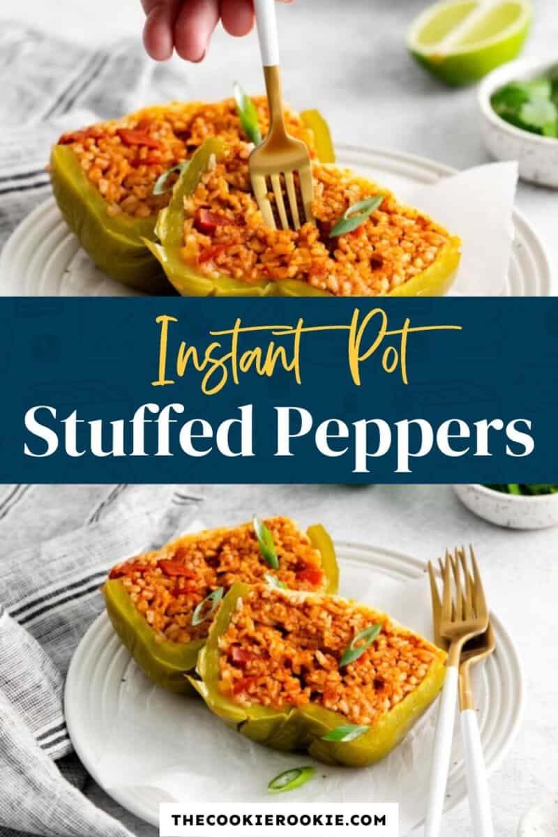 instant pot stuffed peppers pinterest