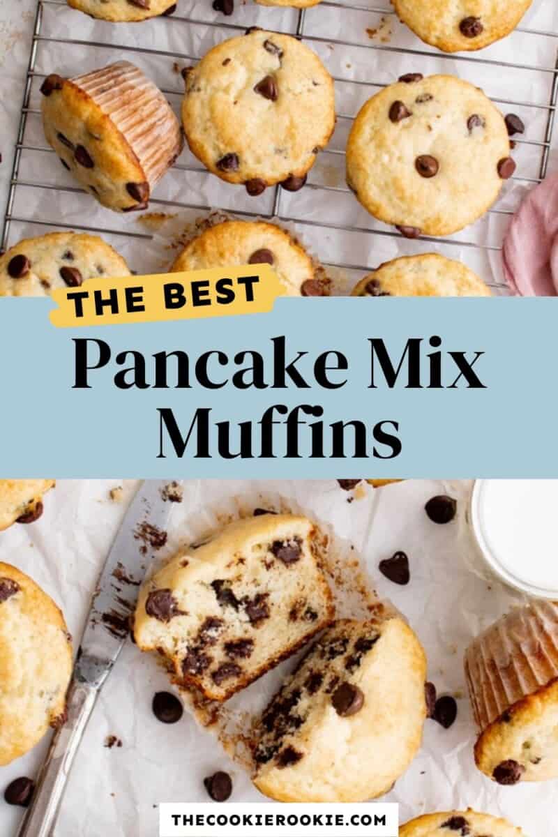 pancake mix muffins pinterest.