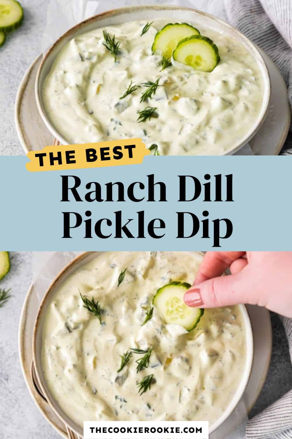 Ranch Dill Pickle Dip Recipe The Cookie Rookie®