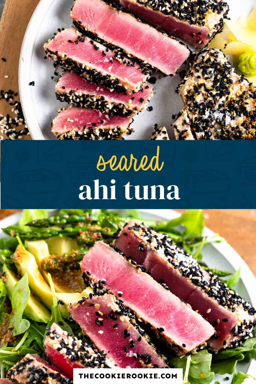 seared ahi tuna pin image - 2