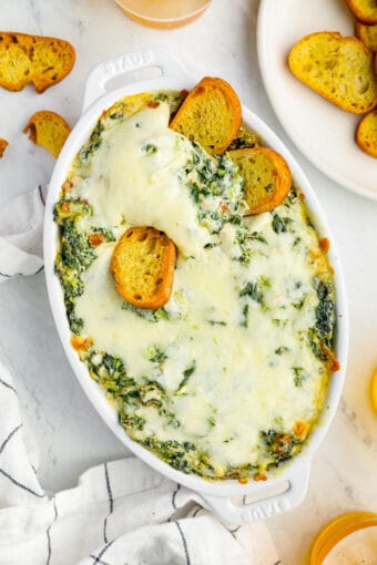 Bacon Spinach Dip Recipe - The Cookie Rookie®