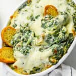 featured bacon spinach dip.