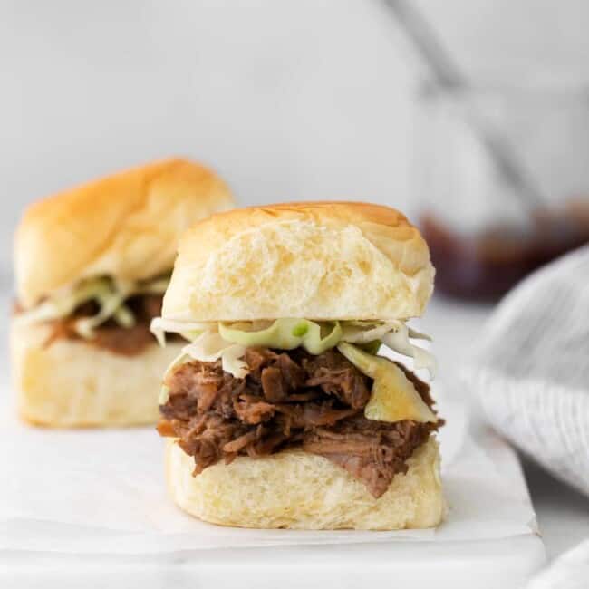 featured instant pot pulled pork sliders