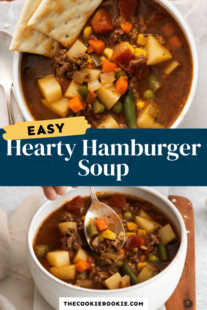 hamburger soup pinterest