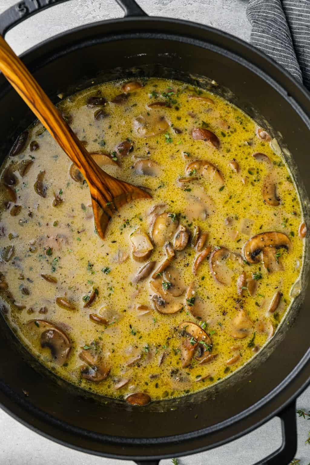 Mushroom Soup Recipe - The Cookie Rookie®