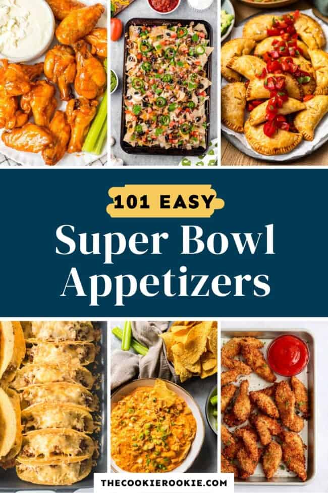 101+ Super Bowl Appetizers and Recipes The Cookie Rookie