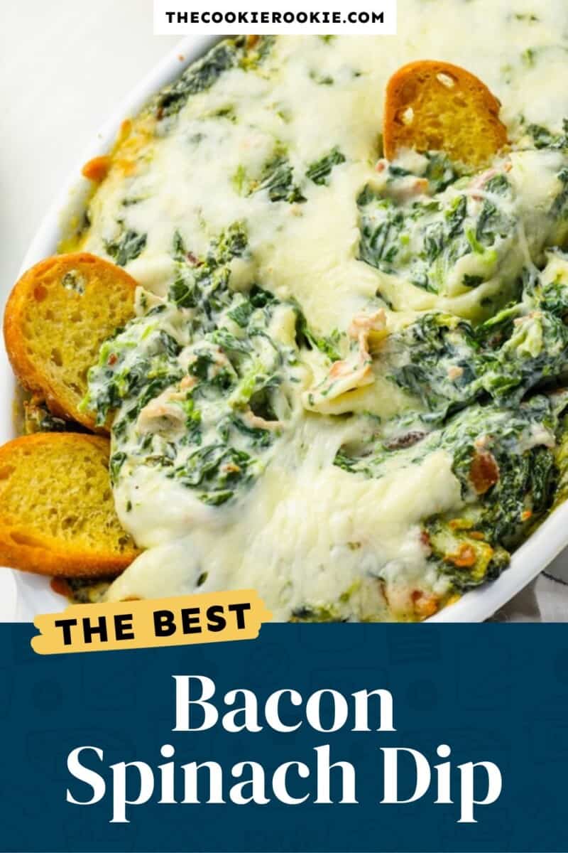 bacon spinach dip pinterest