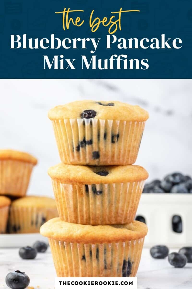 blueberry pancake mix muffins pinterest
