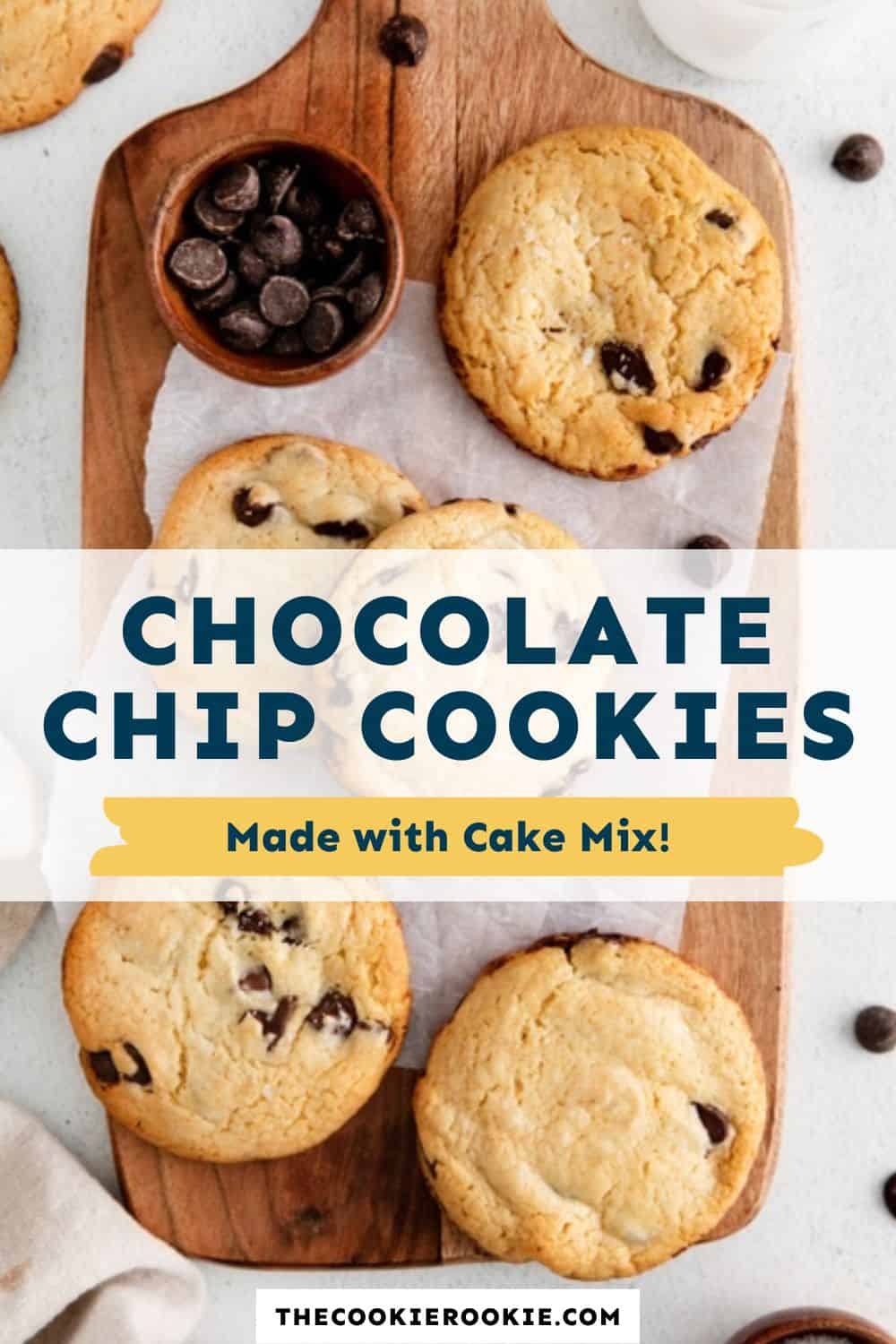 Cake Mix Chocolate Chip Cookies Recipe The Cookie Rookie®