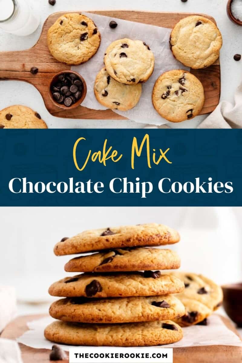 cake mix chocolate chip cookies pinterest.