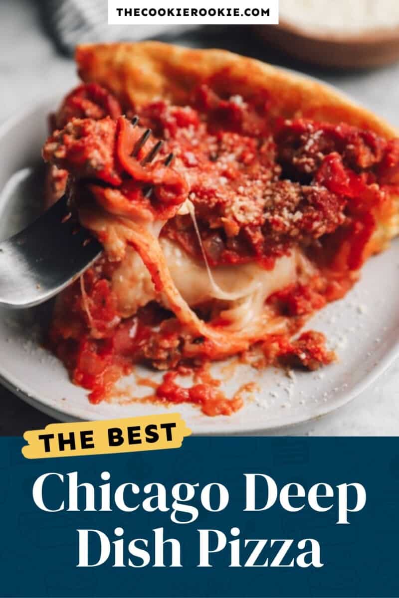 Chicago deep dish pizza pinterest