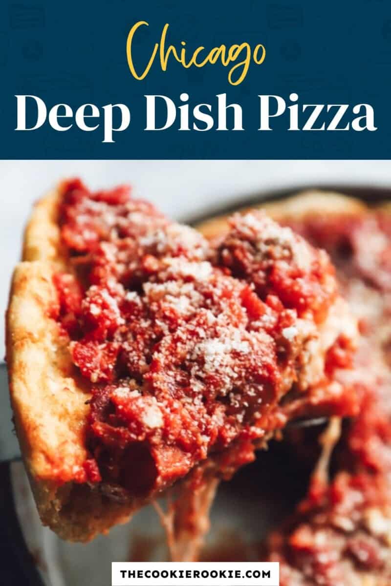 Chicago Deep Dish Pizza Recipe The Cookie Rookie®