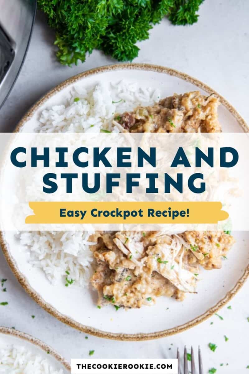 Crockpot Chicken and Stuffing - The Cookie Rookie®