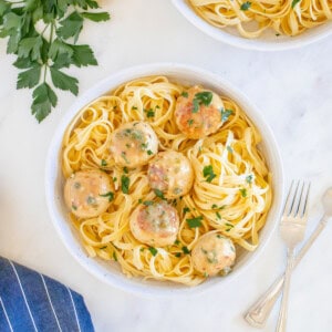 featured chicken piccata meatballs.