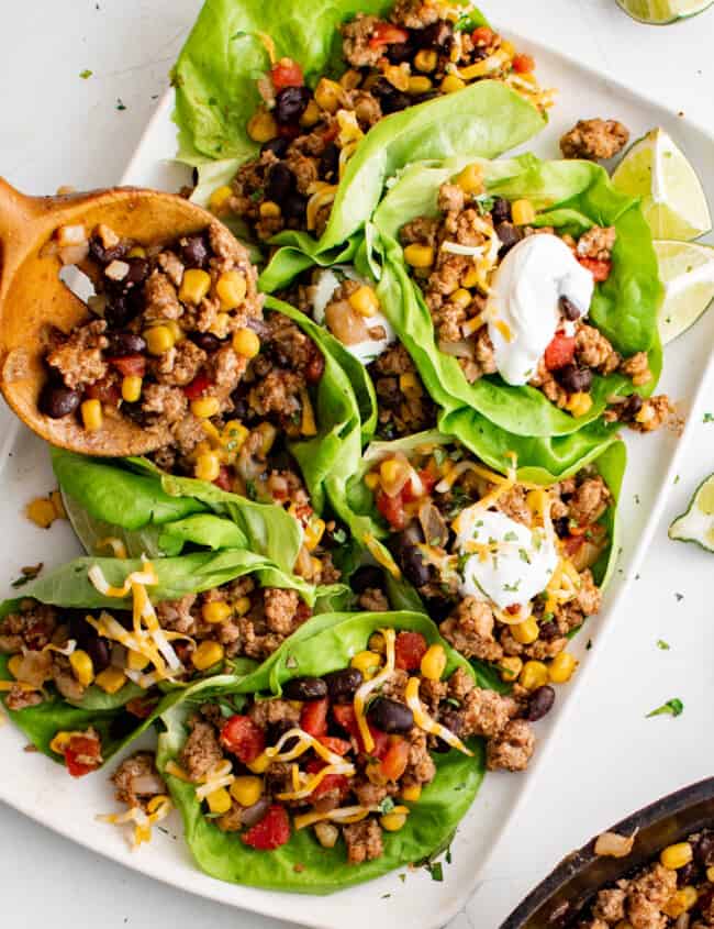 featured taco lettuce wraps.