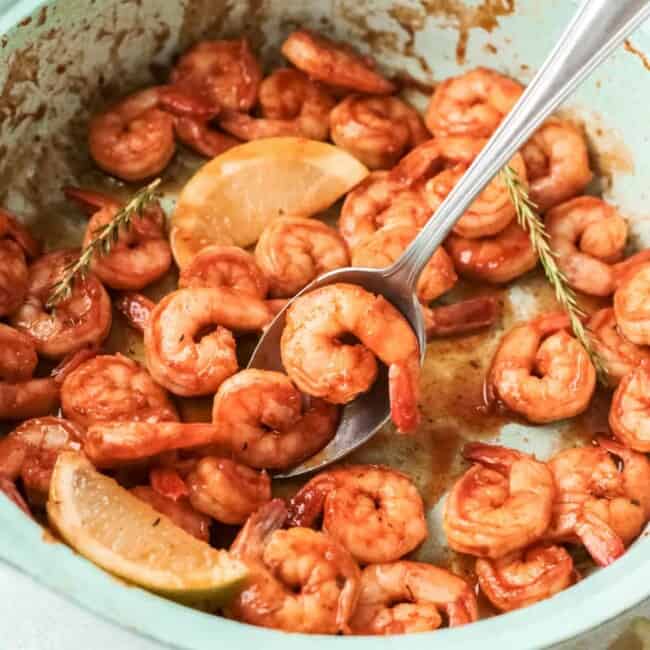 featured spicy mexican shrimp.