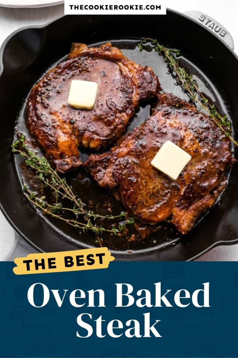 oven baked steak pinterest.