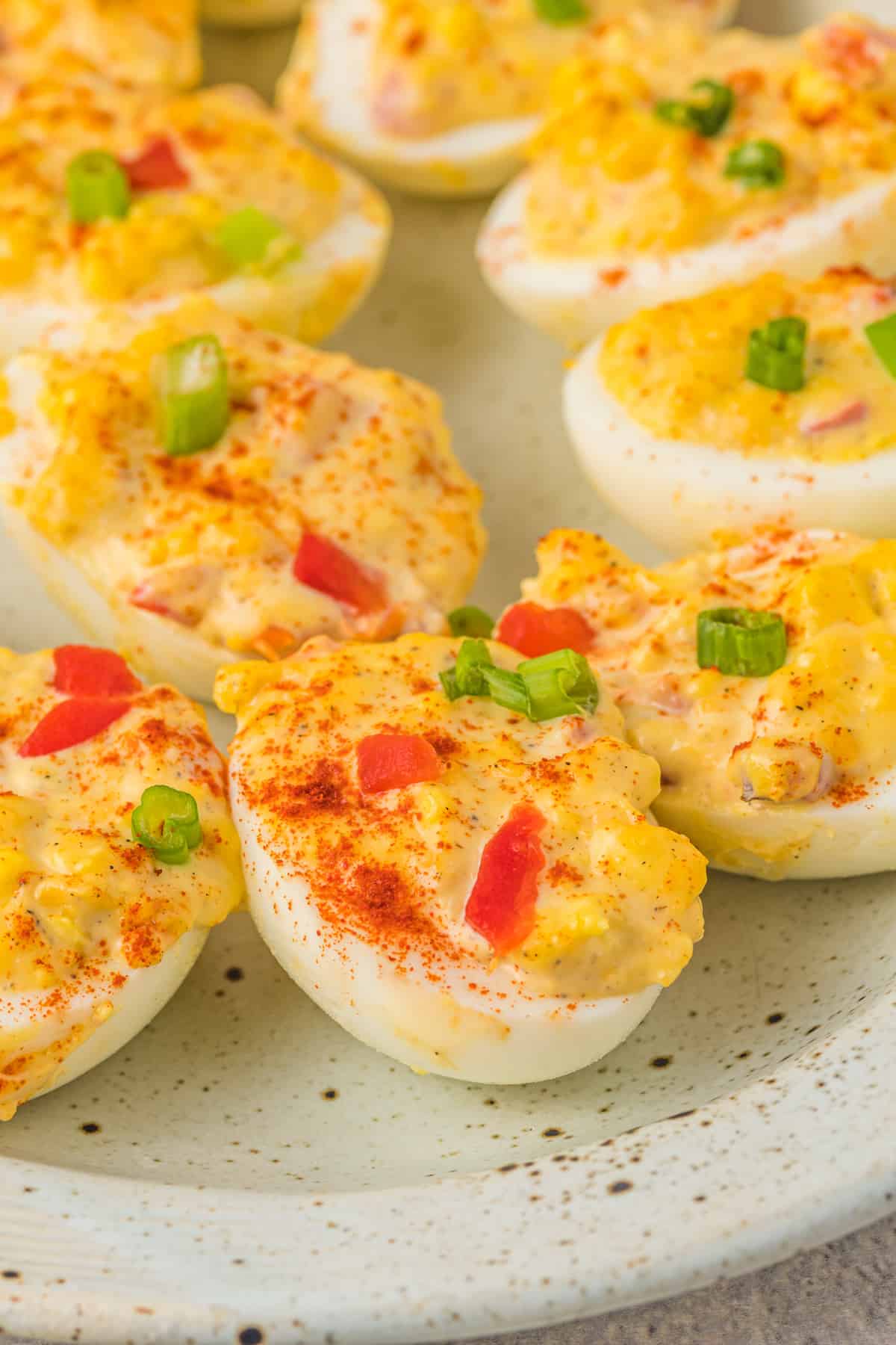 Pressure Cooker Pimento Cheese Deviled Eggs - Recipes