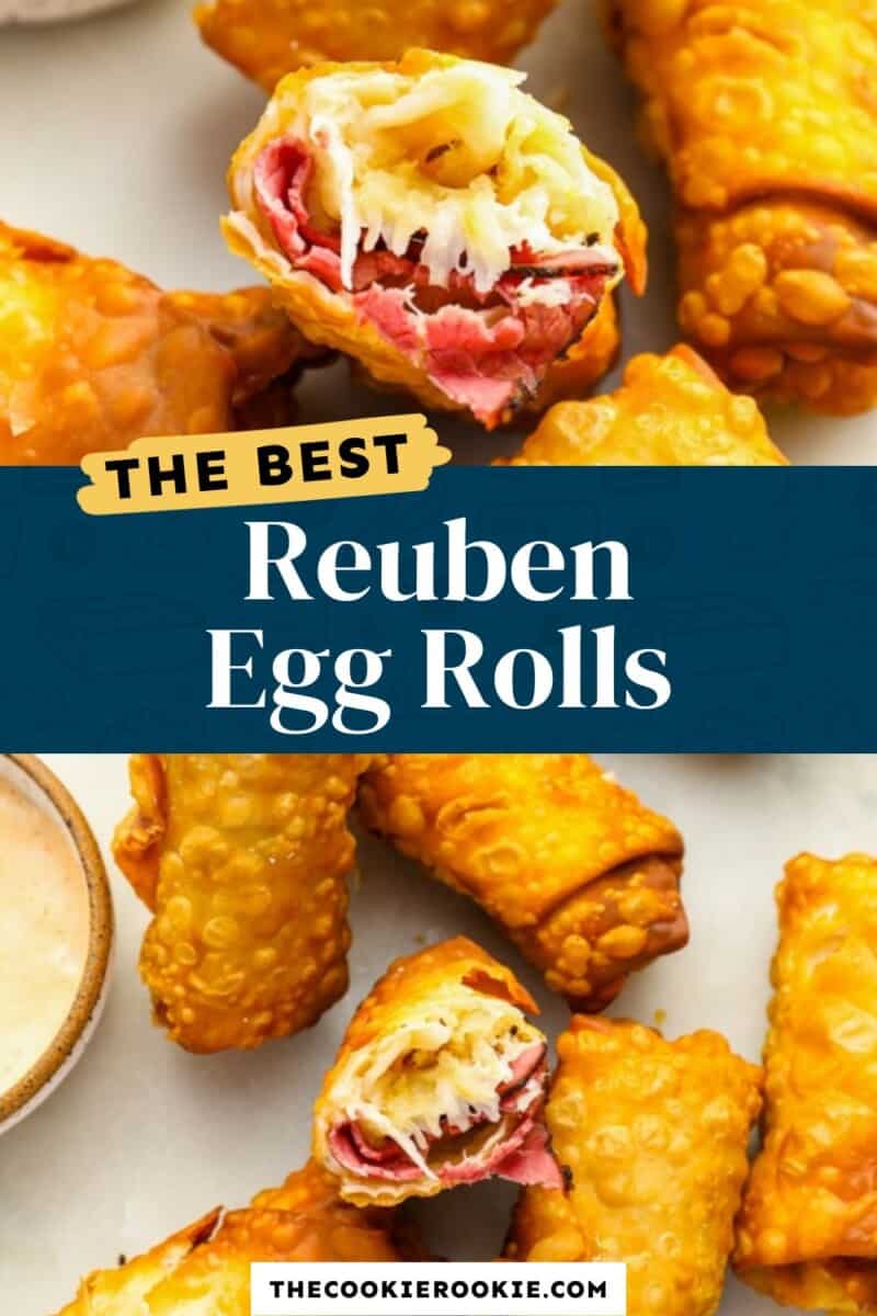 reuben egg rolls pinterest.