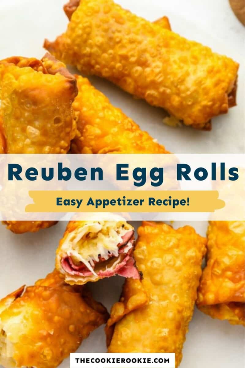 reuben egg rolls pinterest.