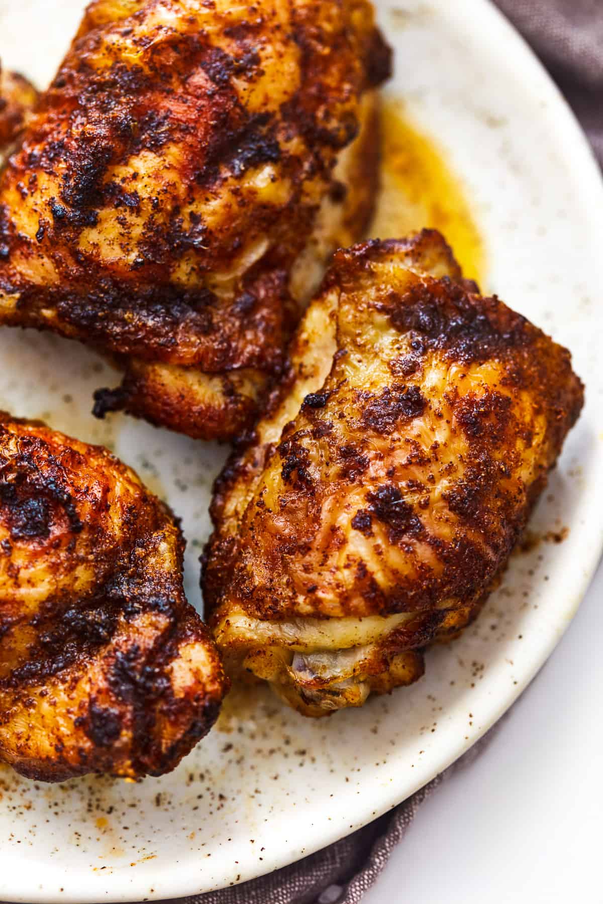 Air Fryer BBQ Chicken Thighs