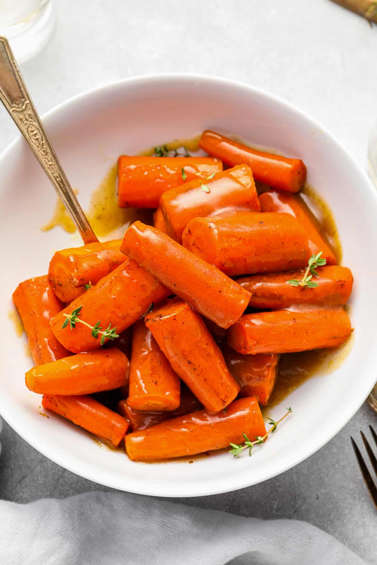 Crockpot Glazed Carrots - The Cookie Rookie®