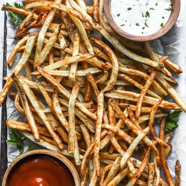 featured air fryer french fries.