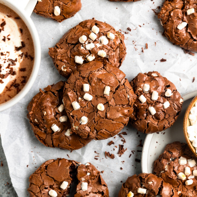 featured flourless hot chocolate cookies.
