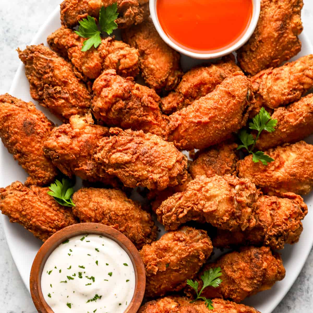 Deep Fried Chicken Wings Recipe