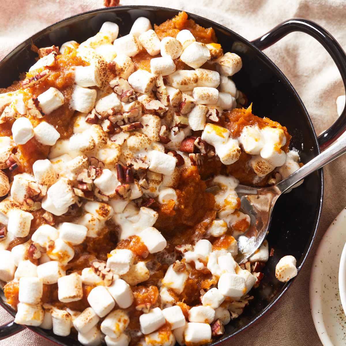 AMAZING Crockpot Sweet Potatoes with Pecans • FIVEheartHOME