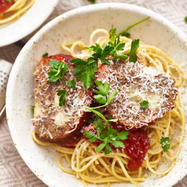 featured mozzarella stuffed meatloaf.