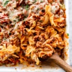 featured sour cream noodle bake.