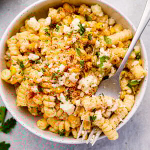 featured street corn pasta salad.