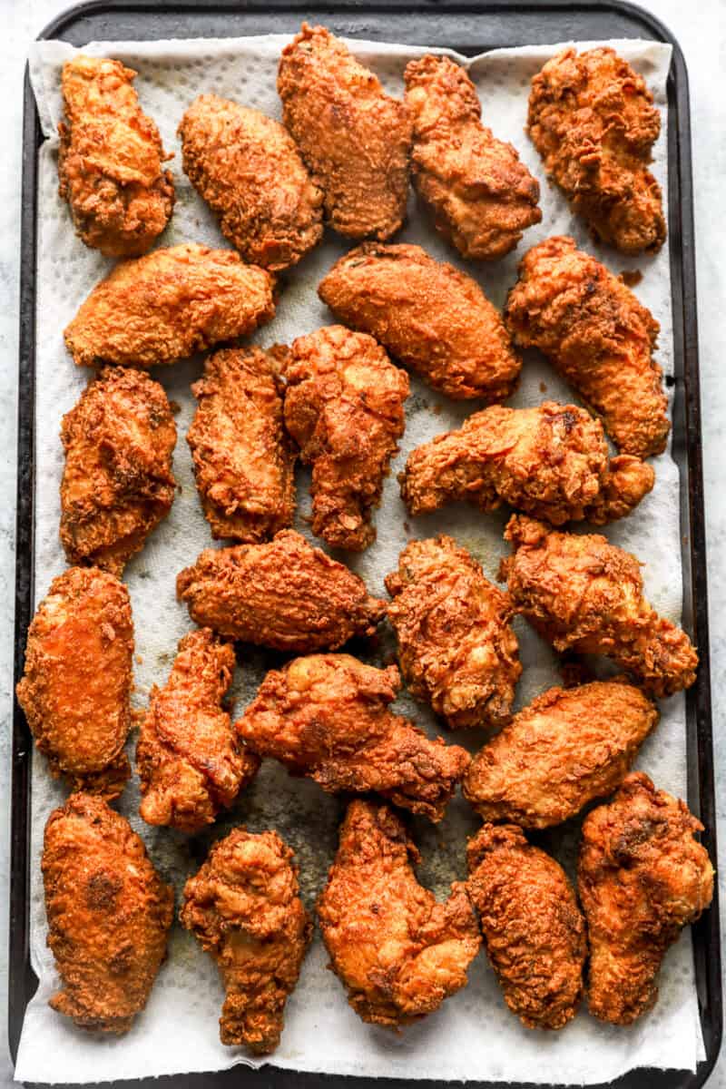 Fried Chicken Wings Recipe - The Cookie Rookie®