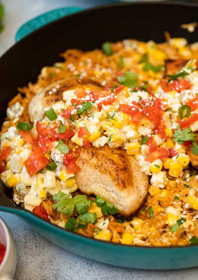 Mexican Street Corn Chicken Recipe - The Cookie Rookie®