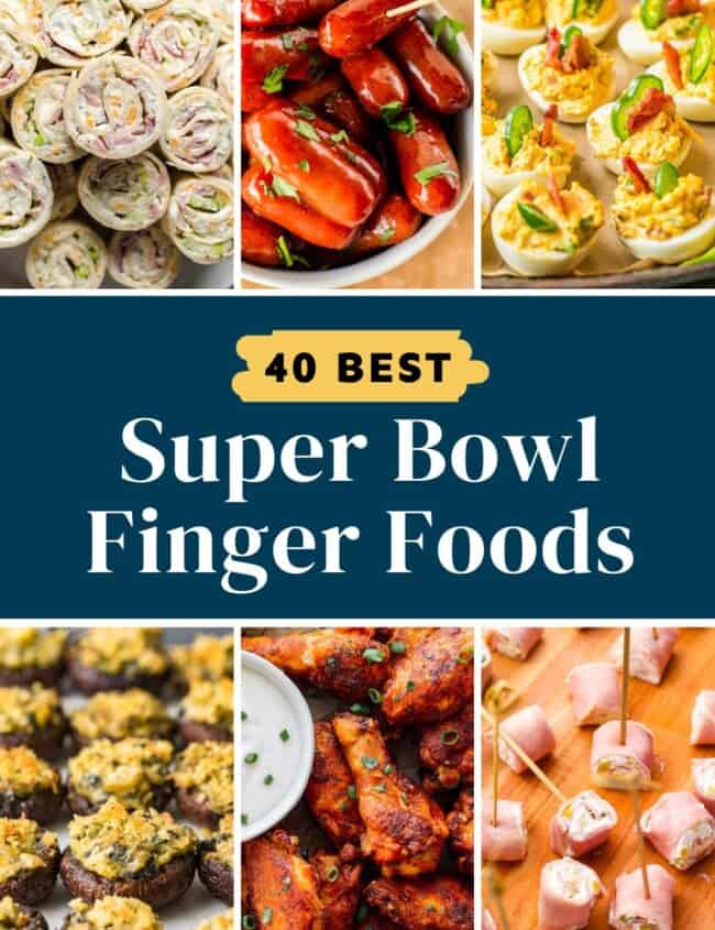 40 best super bowl finger foods