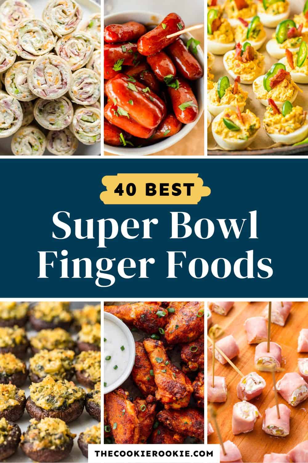 40 best super bowl finger foods