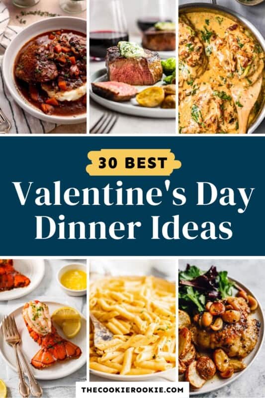 30 Valentine's Day Dinner Ideas - The Cookie Rookie®