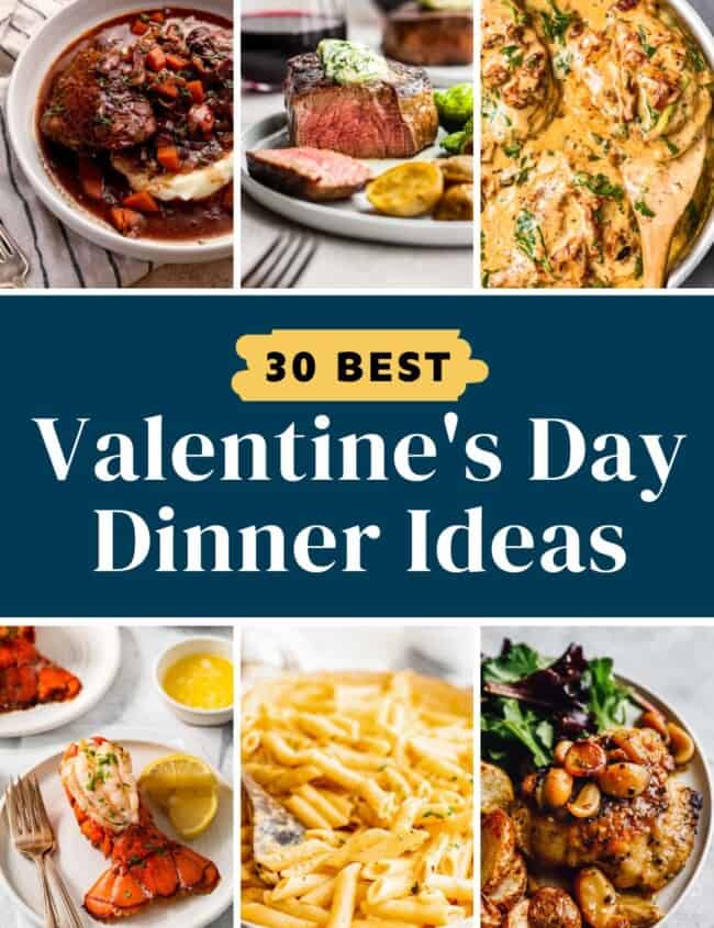 30 best Valentine's Day dinner ideas Pinterest