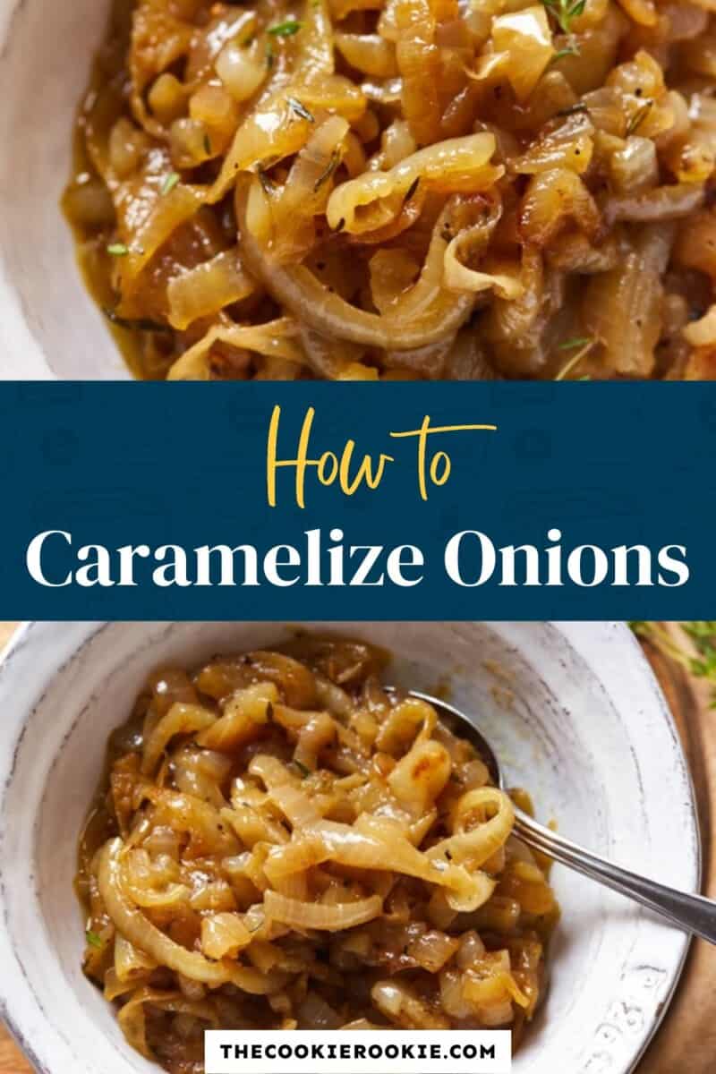 how to caramelize onions pinterest