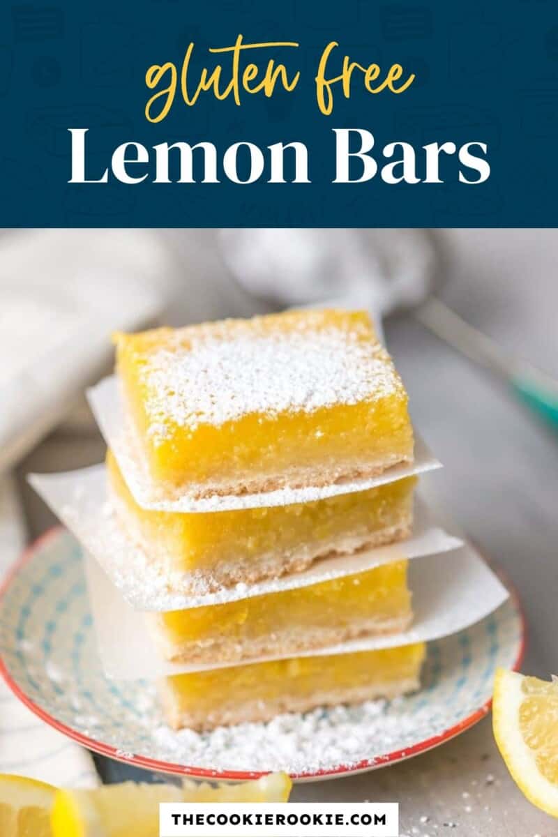 gluten free lemon bars pinterest