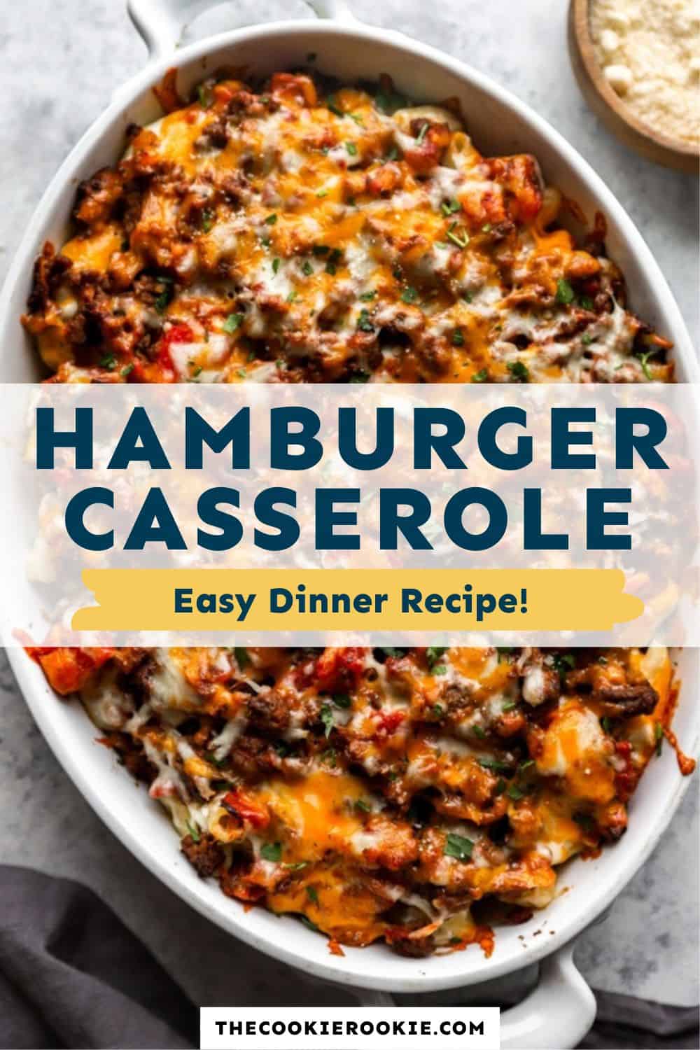 Hamburger Casserole The Cookie Rookie®