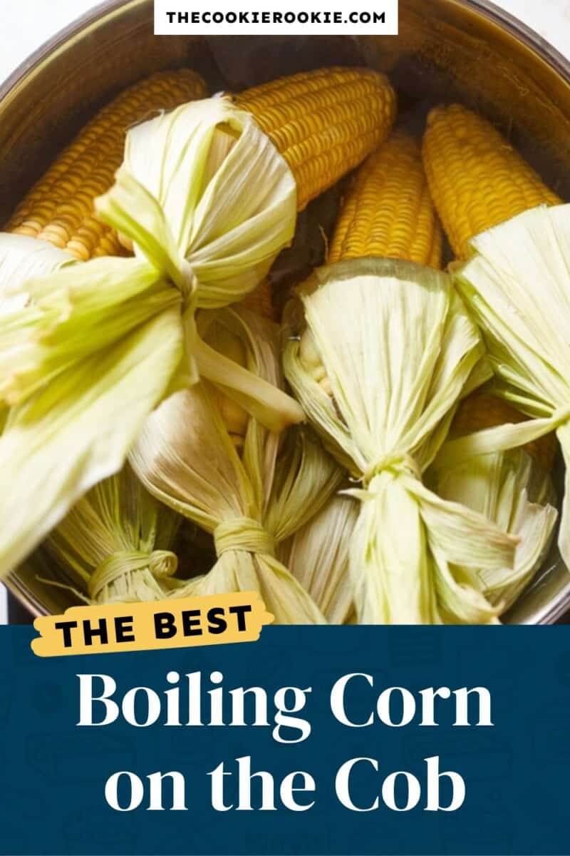 how to cook corn on the cob pinterest